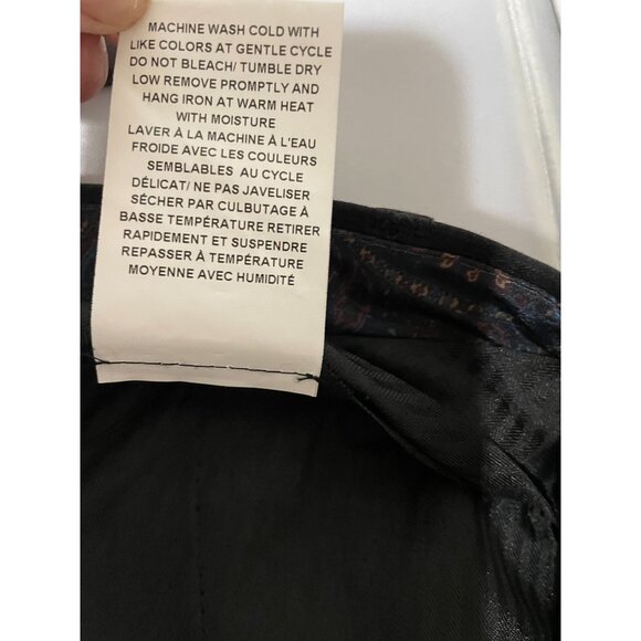 Lauren Ralph Lauren Men's Dress Pants 36W X 30L Black Polyester & Viscose Blend - Picture 4 of 8